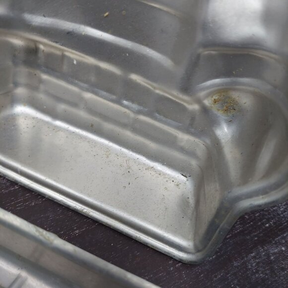 Vintage Silver Santa Claus Decorative Baking Mold Collectible Kitchen Statue - Picture 9 of 16